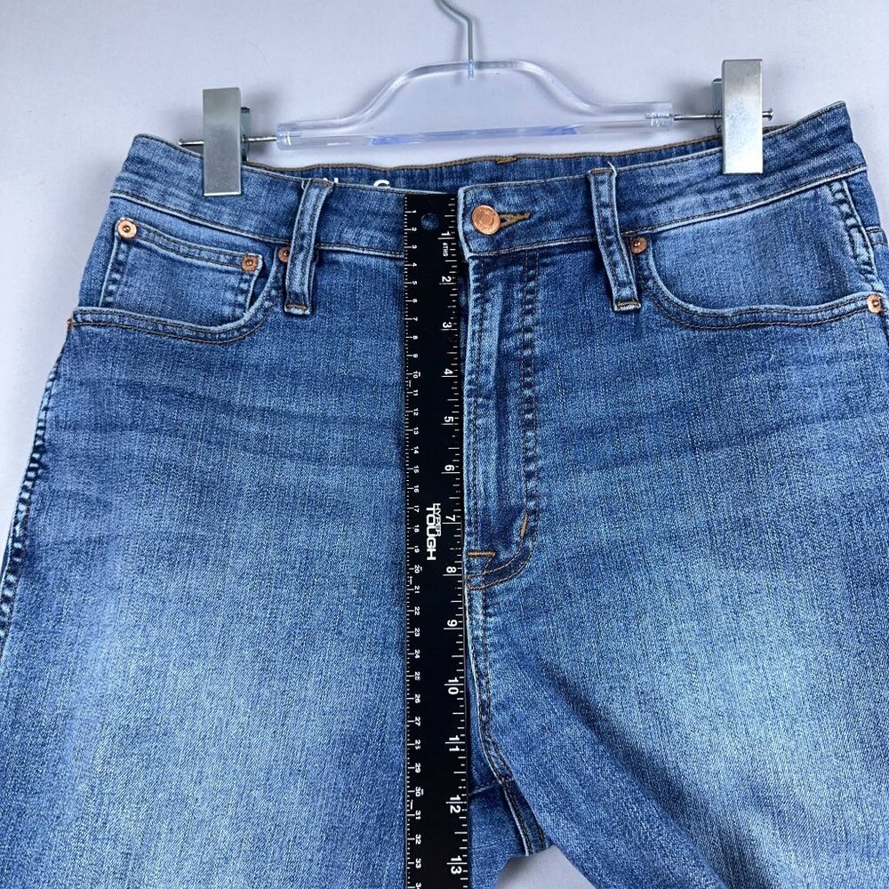 J Crew Vintage Slim Straight Leg Jeans Womens Size 31 High Rise Medium Wash Blue - Picture 8 of 12